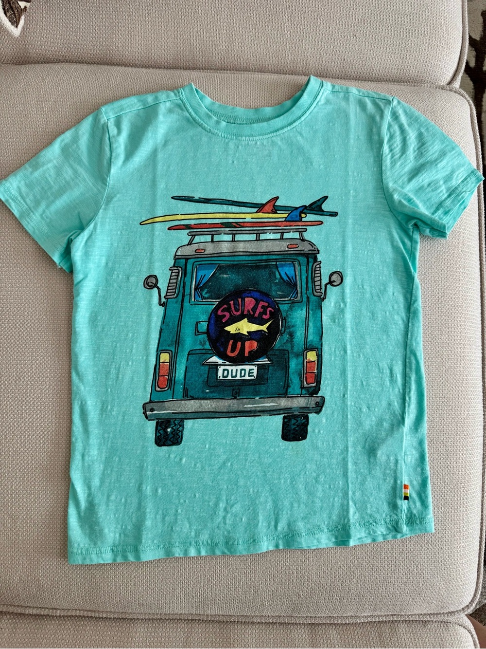 Hatley Aqua Surf Van Graphic Tee